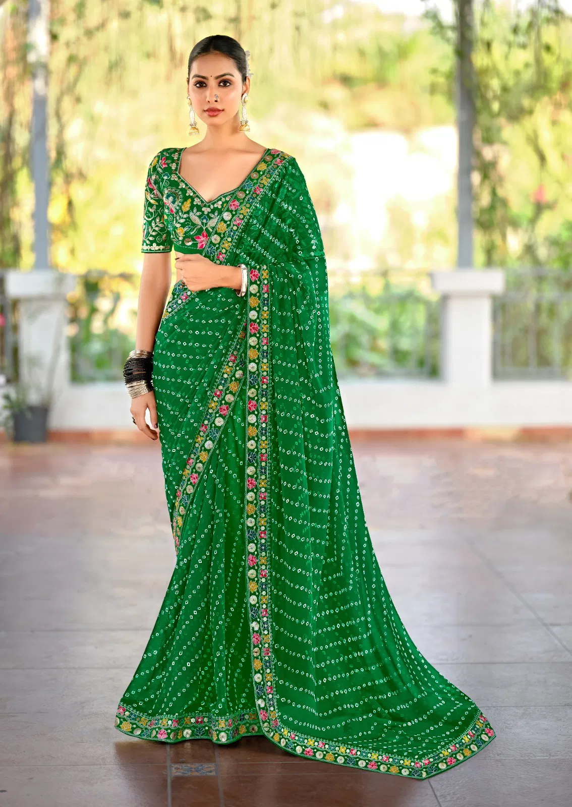 Lisha By Stavan Heavy Georgette Designer Wear Saree Suppliers In India